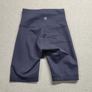 Lululemon Wunder Train High Rise Short Everlux Size 2 True Navy Gym Yoga Running